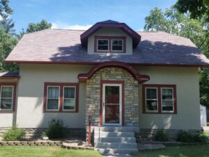 home stucco repair after image