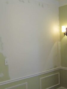 wall plaster repair after image